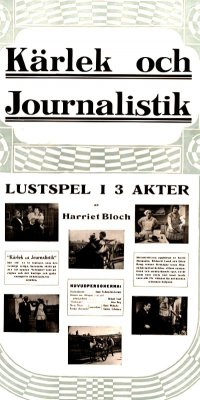 Kärlek och journalistik poster
