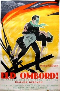 Eld ombord poster