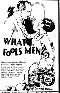 What Fools Men poster