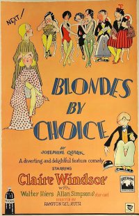 Blondes by Choice poster