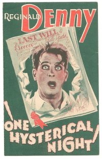 One Hysterical Night poster
