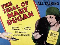 The Trial of Mary Dugan poster