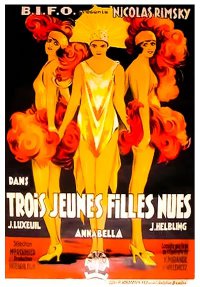 Trois jeunes filles nues poster