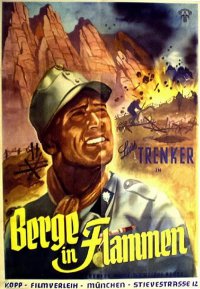 Berge in Flammen poster