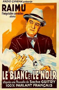 Le blanc et le noir poster