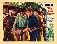 Via Pony Express poster
