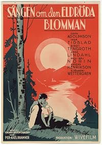 Sången om den eldröda blomman poster