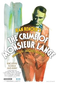 Le crime de Monsieur Lange poster