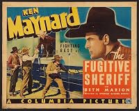 The Fugitive Sheriff poster