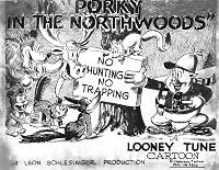 Porky in the North Woods poster