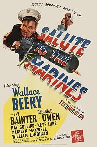 Salute to the Marines poster