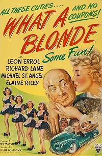 What a Blonde poster