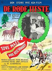 De røde heste poster