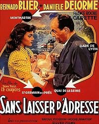 ...Sans laisser d'adresse poster