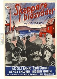 Skeppare i blåsväder poster