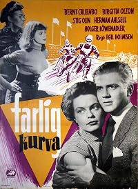Farlig kurva poster