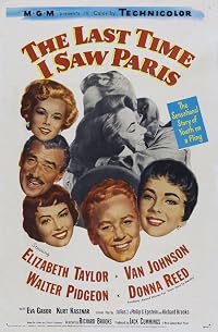 The Last Time I Saw Paris poster