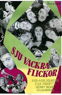 Sju vackra flickor poster