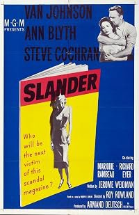Slander poster