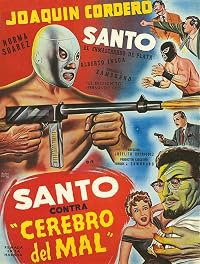 Santo contra cerebro del mal poster