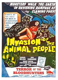 Invasion of the Animal People poster