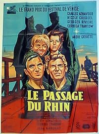 Le passage du Rhin poster