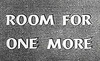 Room for One More poster