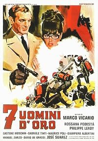 7 uomini d'oro poster