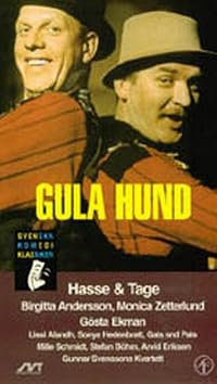 Gula hund poster