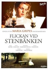 Flickan vid stenbänken poster