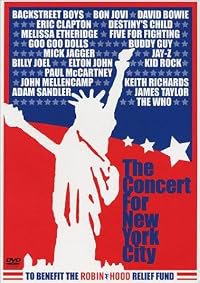 The Concert for New York City poster