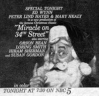 Miracle on 34th Street poster