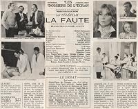 La faute poster