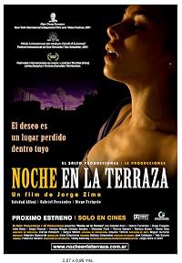 Noche en la terraza poster