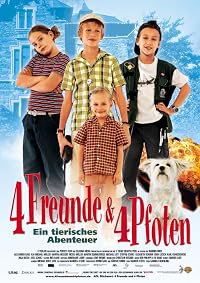 4 Freunde und 4 Pfoten poster
