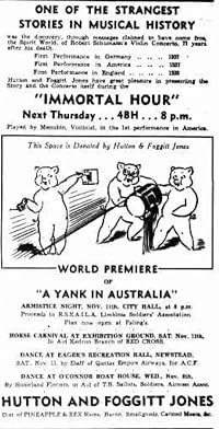 A Yank in Australia poster
