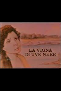 La vigna di uve nere poster