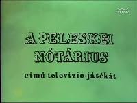 A peleskei nótárius poster