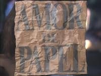 Amor de papel poster
