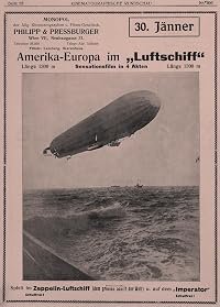 Amerika - Europa im Luftschiff poster