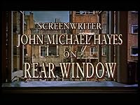 Screenwriter John Michael Hayes on 'Rear Window' poster