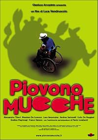 Piovono mucche poster