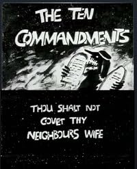 The Ten Commandments Number 10: Thou Shalt Not Covet Thy Neighbour's Wife poster
