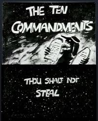 The Ten Commandments Number 7: Thou Shalt Not Steal poster