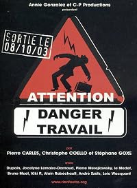 Attention danger travail poster