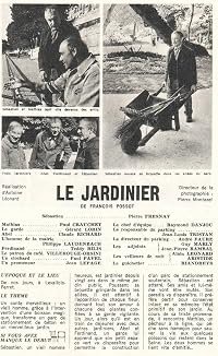 Le jardinier poster