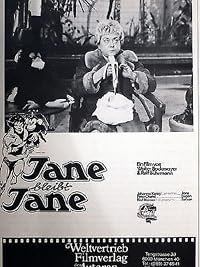 Jane bleibt Jane poster
