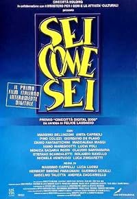 Sei come sei poster