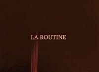 La routine poster