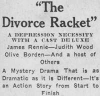 The Divorce Racket poster